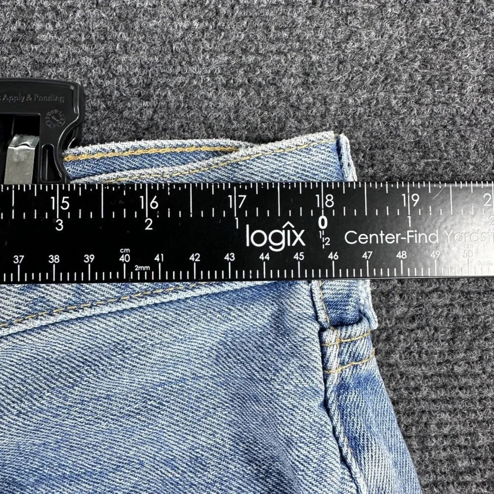 Levi's 505 Jeans Mens 36x29 W36 L29 Light Wash Regular Fit Straight Leg Denim